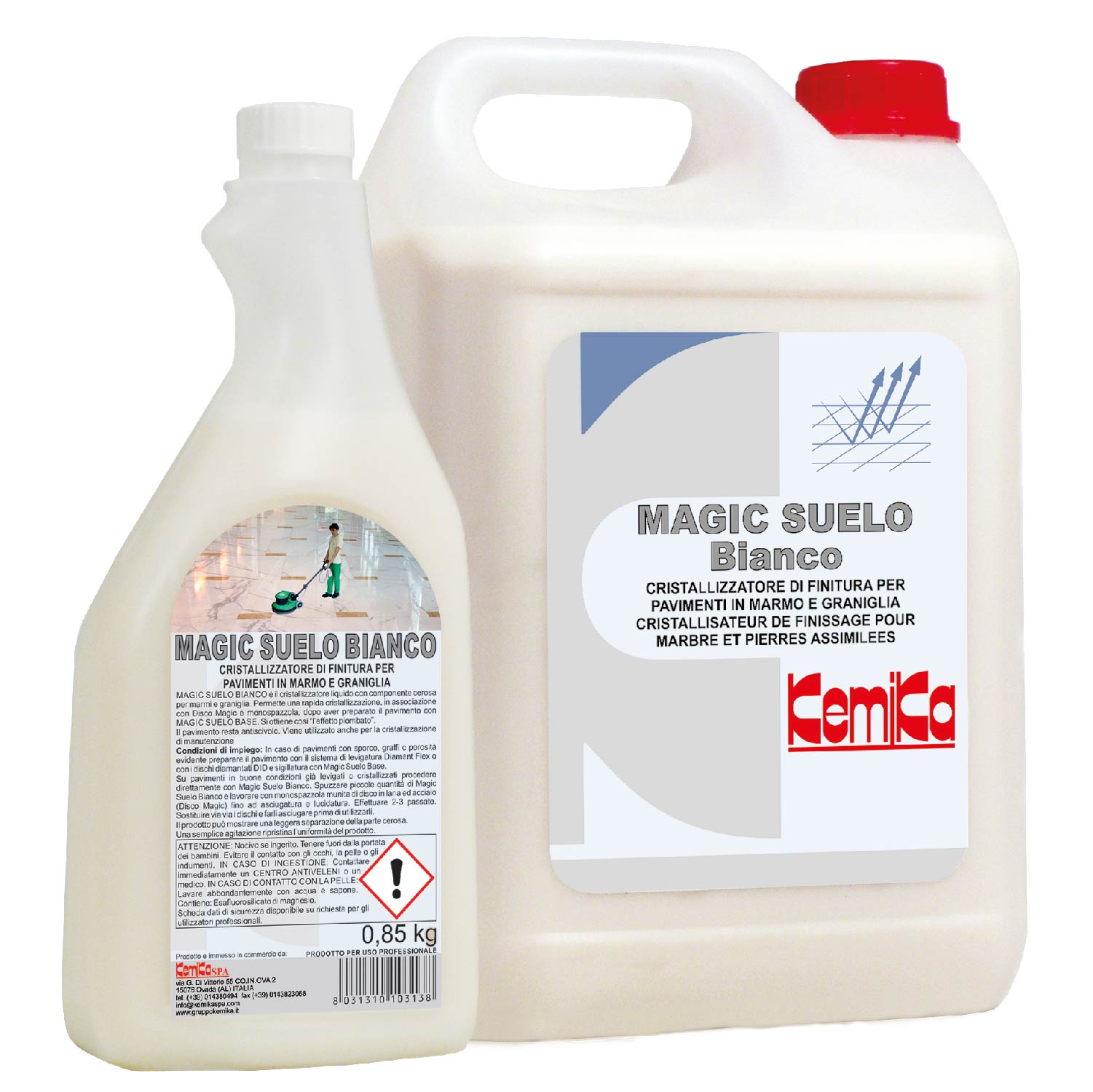 Effetto Pietra Base Bianca 8kg - Foto 6